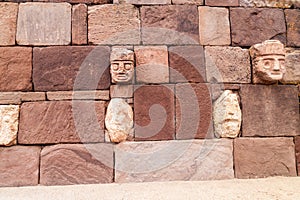 Detail of Kalasasaya structure at Tiwanaku