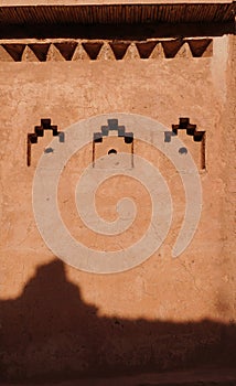 Detail of Kasbah Ait Ben Haddou, Morocco
