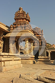 Detail of the Krishna temple in Hampi