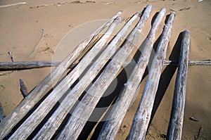 Detail on Lake Superior, Apostle Islands, Red Cliff, WI photo