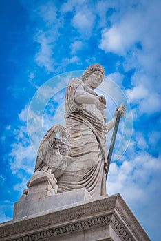 The statue of Duchess Maria Beatrice DÃ¢â¬â¢Este by Pietro Fontana in Carrara photo