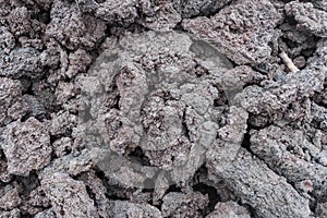 Detail of a lava field of the Pacaya volcano, Guatema