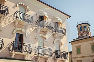 Detail of Lazise`s house photo