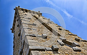 Detail of The Lighthouse - Cap Frehel, Brittany, France photo