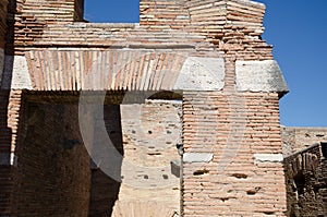 Detail of a lintel from the Roman period.