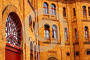 Detail of Lisbon's Bullfighting Arena photo