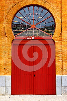 Detail of Lisbon's Bullfighting Arena