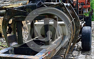 Detail of Log Loader Grapple