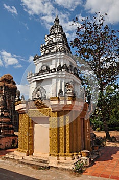 Detail of Lolei temple in Siem Reap,Cambodia.