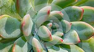 Detail look of  Echeveria colorata on dark background. Beautiful succulent Echeveria colorata in detail.