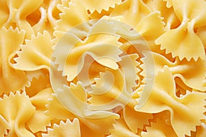 Detail of Macaroni pasta