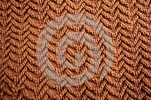 detail of machine-knit wool sweater pattern