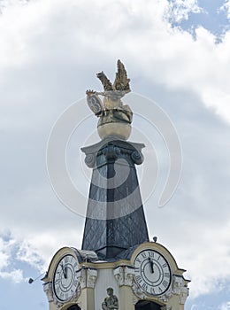 Detail of the main gate, Gate of the Griffin of the Branicki Palace in Bialystok.