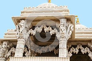 Detail of the Mandir Shri Swaminarayan Temple, Toronto, Canada photo