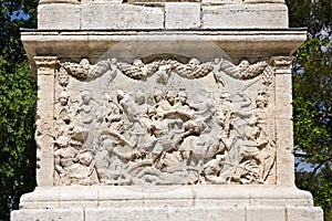 Detail on the Mausoleum of the Julii