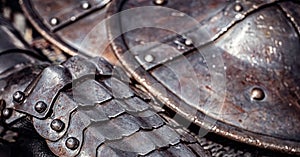 Detail of medieval armor