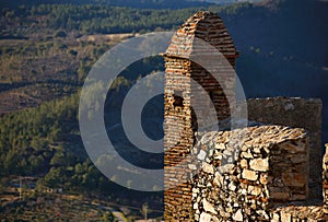 Detail of the medieval castle in Marvao, Portalegre, Alentejo, Portugal.