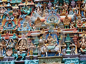 Detail, Menakshi Temple Madurai photo