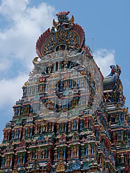 Detail, Menakshi Temple Madurai photo