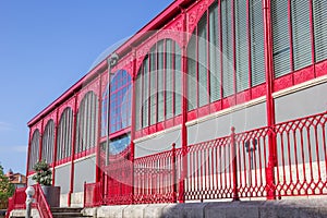 Detail of the Mercado Ferreira Borges in Porto photo