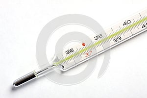 Detail of mercury thermometer