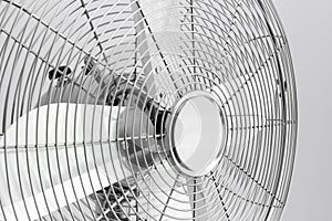 Detail of metal electric fan