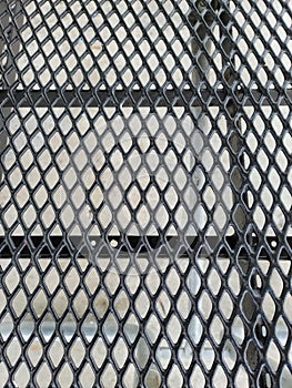 Detail of metal grate