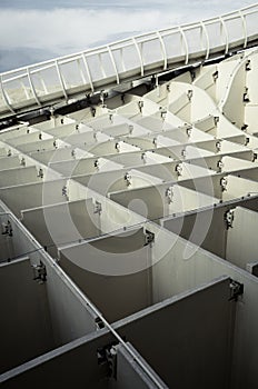 Detail of Metropol Parasol in Sevilla, Spain