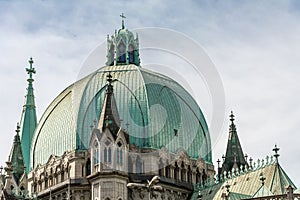 Detail of the Metropolitan Cathedral, in Sao Paulo, Brazil.