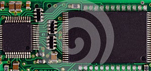 Detail of microchip