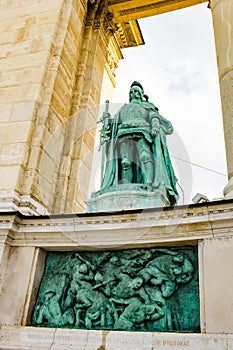 Detail of the Millennium monument