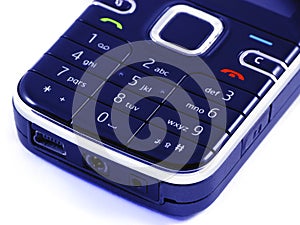 Detail of mobile phone