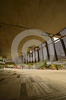 Detail of a modern architecture building