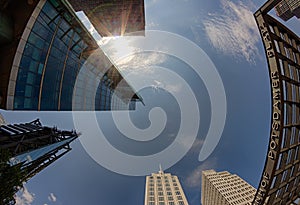 Detail of Modern Buildings In Berlin, Germany