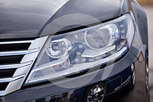 Detail of a modern car