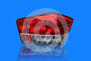 Detail of the modern car tail lights