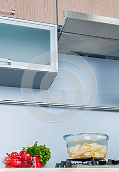 Detail in a modern kitchen