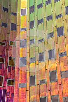 Detail of a modern office building in Deventer