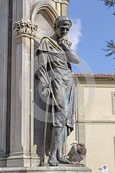 Detail of the monument a Manfredo Fanti photo