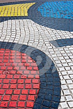 Detail of Mosaic in Barcelona photo