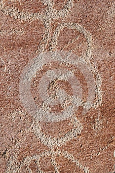 Detail Of Mount Stirling Petroglyphs photo