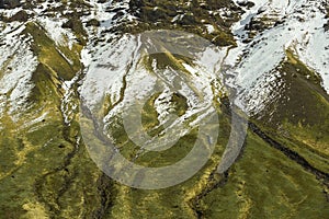 Detail mountain view