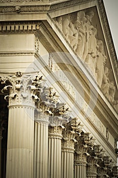 Detail From The National Archives Building