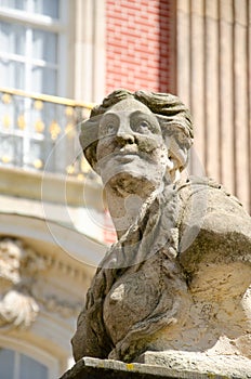 A detail of the New Palace in the Sanssouci Park in Potsdam, Ger