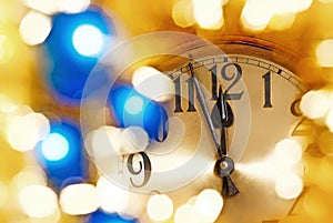 Detail of New Year Clock Face