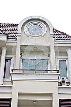 Detail of newly build townhome photo