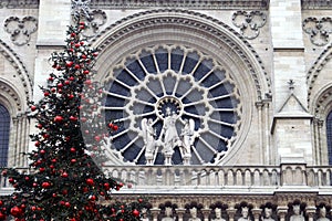 Detail of the Notre Dame Paris