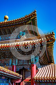 Detail of Old building in Forbidden City