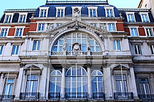 Detail of an old building, Lisbon, Portugal