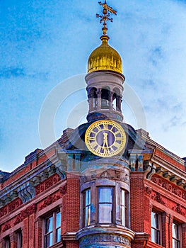 Detail of old building of Reinsurance Association-America, Washington DC